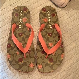 Coach Flip Flops